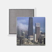 Gebouwen, uitzicht van de top van Sears Tower, Chi Magneet (Voorkant / Achterkant)