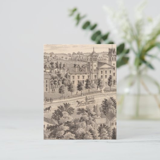 Gebouwen van de Normaal-Indiana-school Briefkaart (Staand voorkant)