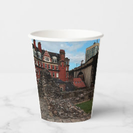 Gebouwen van Newcastle Papieren Bekers