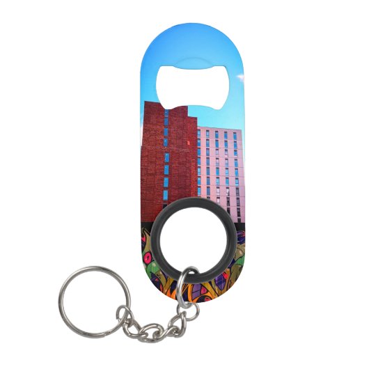 Gebouwen van Sheffield Mini Flessenopener (Voorkant)