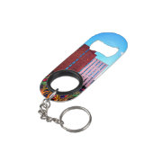 Gebouwen van Sheffield Mini Flessenopener (Achterkant Gekanteld)