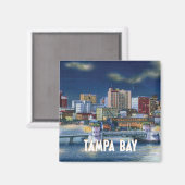  gebouwen van Tampa Florida en Bay Magneet (Voorkant / Achterkant)
