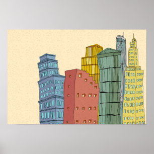 Gebouwen wissen poster