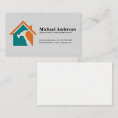gebouwenbeheer | Handyman Logo Visitekaartje (Voorkant / Achterkant)