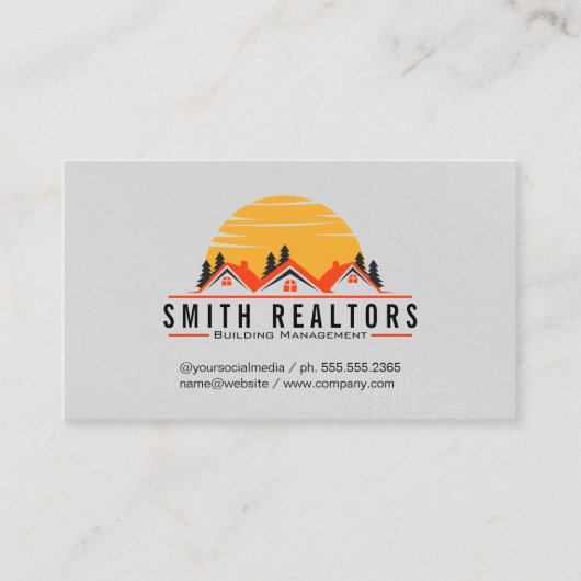 gebouwenbeheer | Onroerend goed | Woningen Visitekaartje (Voorkant)