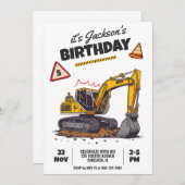 Gebouwthema Kinderverjaardagsfeestje Kaart (Voorkant / Achterkant)