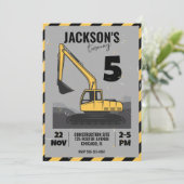 Gebouwthema Kinderverjaardagsfeestje Kaart (Staand voorkant)