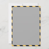 Gebouwthema Kinderverjaardagsfeestje Kaart (Achterkant)