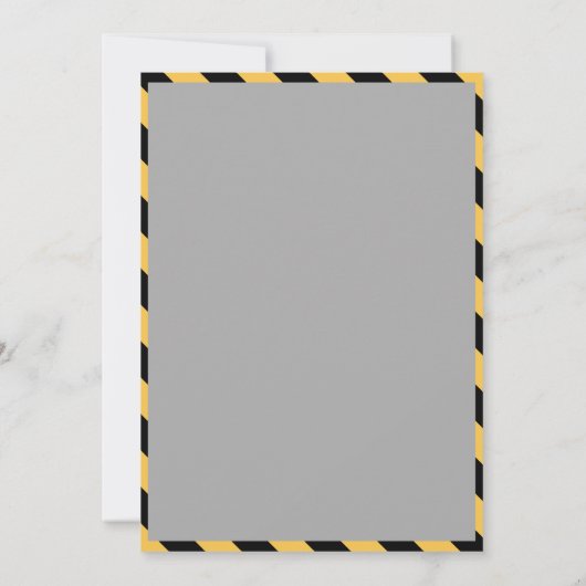 Gebouwthema Kinderverjaardagsfeestje Kaart (Achterkant)