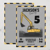 Gebouwthema Kinderverjaardagsfeestje Kaart (Voorkant / Achterkant)