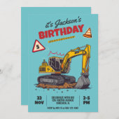 Gebouwthema Kinderverjaardagsfeestje Kaart (Voorkant / Achterkant)