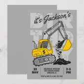 Gebouwthema Kinderverjaardagsfeestje Kaart (Voorkant / Achterkant)