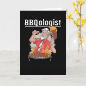 Gebraden grill Master Grilling Barbecue Kaart (Gele Bloem)