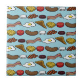 Gebraden Ontbijt Tegeltje (Voorkant)