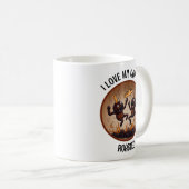 gebrand koffiemok (Voorkant rechts)