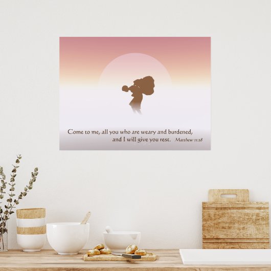 gebrand poster (Keuken)