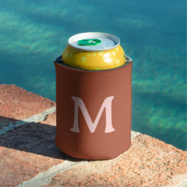 Gebrand Sinaasappel Custom Monogram Blikjeskoeler