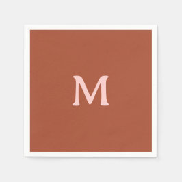 Gebrand Sinaasappel Custom Monogram Servet