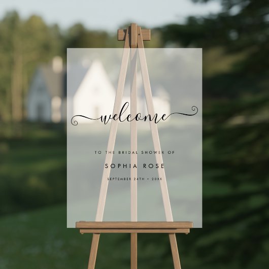 Gebrande Any Event Script Bruidsfeest Verwelkoming Acryl Bord