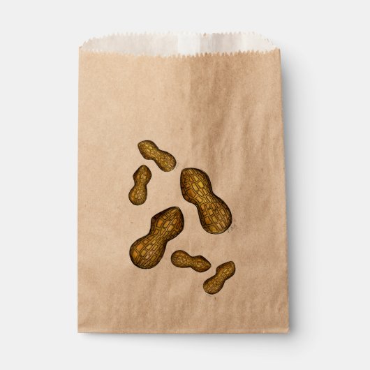 gebrande ballonpinda's Nuts Snack Food Treatment Bedankzakje (Voorkant)