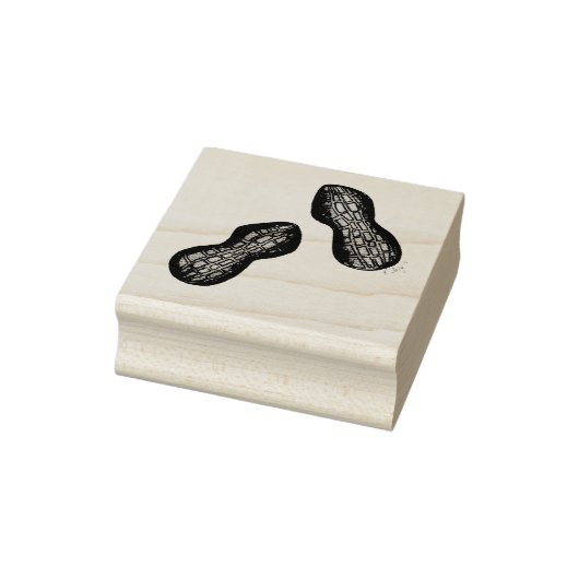 gebrande ballonpinda's Nuts Snack Food Treatment Rubberstempel (Stempel)