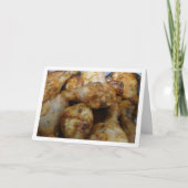 Gebrande barbecuekip kaart (Voorkant)