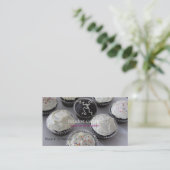 Gebrande Cupcakes Visitekaartje (Staand voorkant)