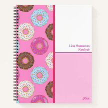 Gebrande Doughnuts Aangepaste Notitieboek