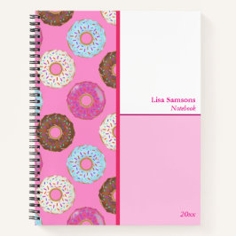 Gebrande Doughnuts Aangepaste Notitieboek