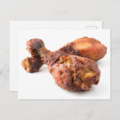 Gebrande kippenbenen briefkaart (Voorkant / Achterkant)