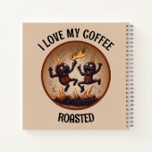 Gebrande koffie notitieboek (Achterkant)