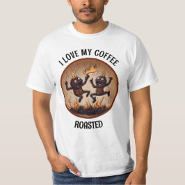 Gebrande koffie t-shirt