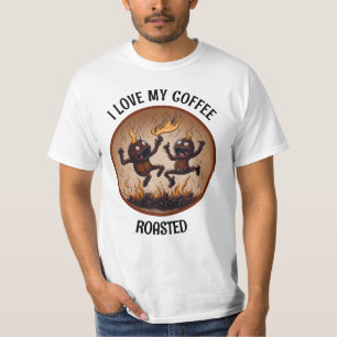 Gebrande koffie t-shirt