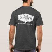 gebrande koffie, vers t-shirt (Achterkant)