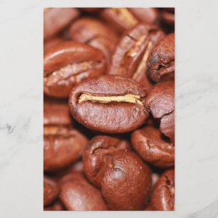 gebrande koffiebonen briefpapier