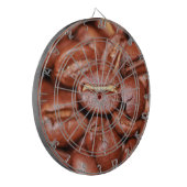 gebrande koffiebonen dartbord (Voorkant Links)