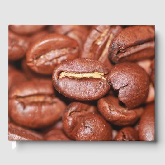 gebrande koffiebonen gastenboek (Voorkant)