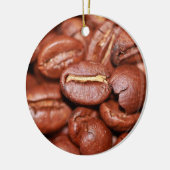 gebrande koffiebonen keramisch ornament (Links)
