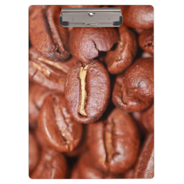 gebrande koffiebonen klembord