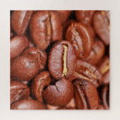 gebrande koffiebonen legpuzzel (Horizontaal)