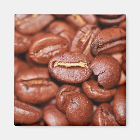 gebrande koffiebonen magneet (Voorkant)