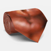 gebrande koffiebonen stropdas (Opgerold)