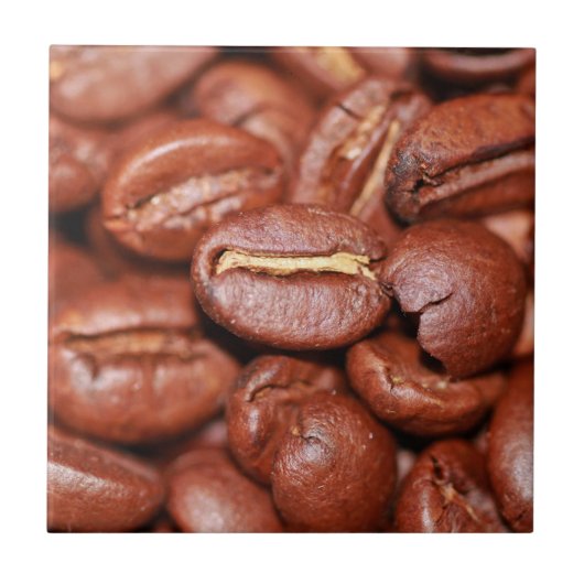 gebrande koffiebonen tegeltje (Voorkant)