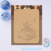 gebrande koffiebrochure flyer (Enkel)