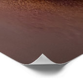 Gebrande menselijke broedschaal | AI Art Poster (Hoek)