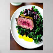 Gebrande menselijke broedschaal | AI Art Poster (Voorkant)