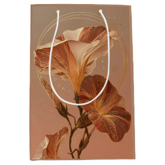 Gebrande oranje Calla Lelie Botanisch Medium Cadeauzakje