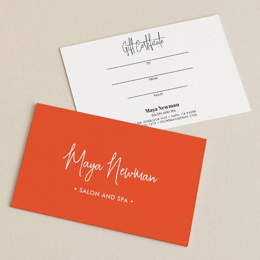 GEBRANDE SINAASAPPEL HANDTEKENING Monogram Gift Ka