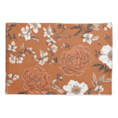 gebrande Sinaasappels bloemmotief Kussensloop (Achterkant)