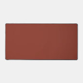 Gebrande Umber Solid Color | Klassiek | Elegant Bureaumat (Voorkant)